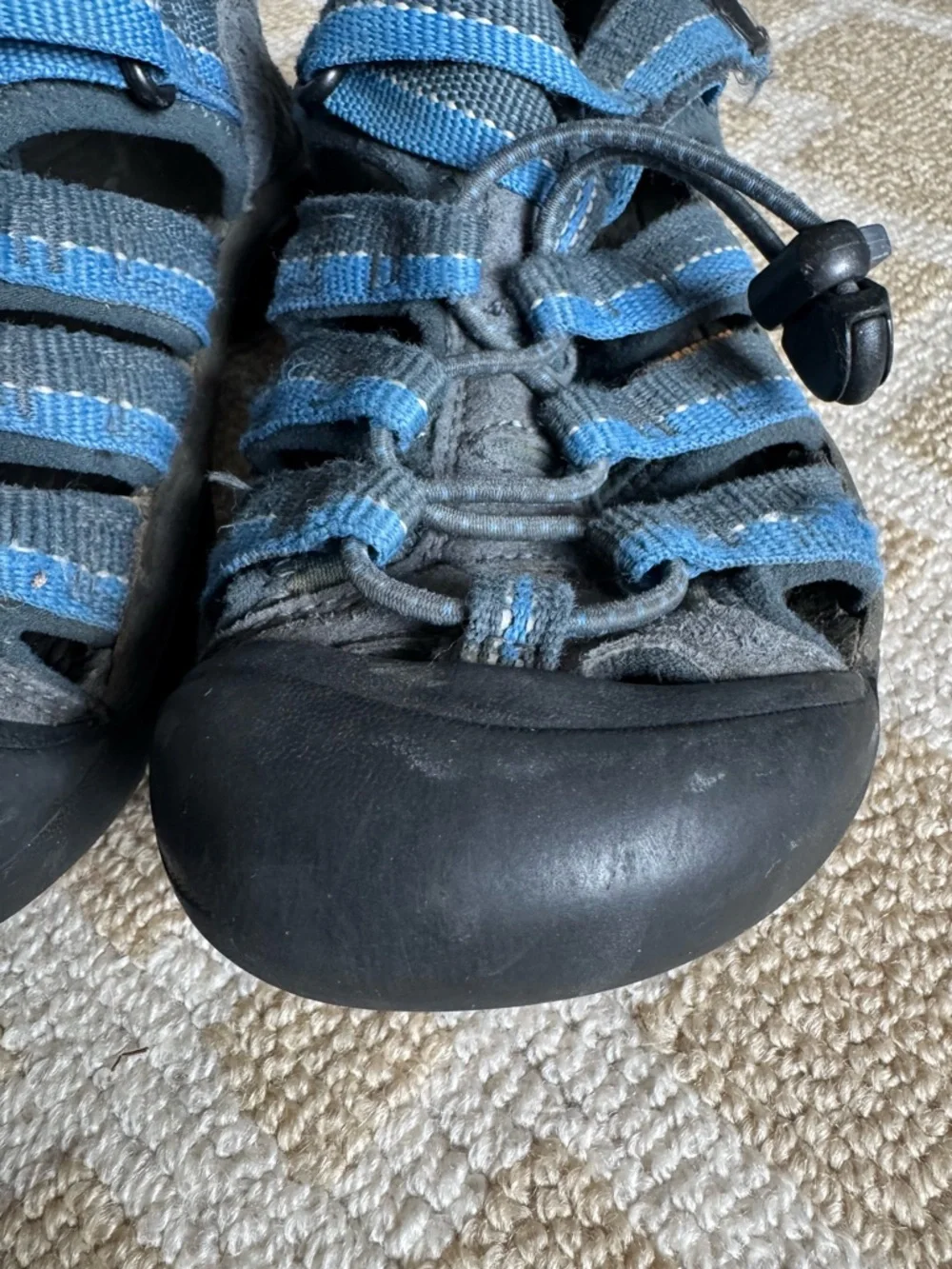 KEEN Newport H2 Sport Sandals Blue Waterproof Hiking Kids Size 2